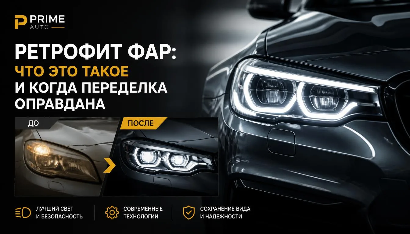 Ретрофит фар: что это такое и когда переделка оправдана