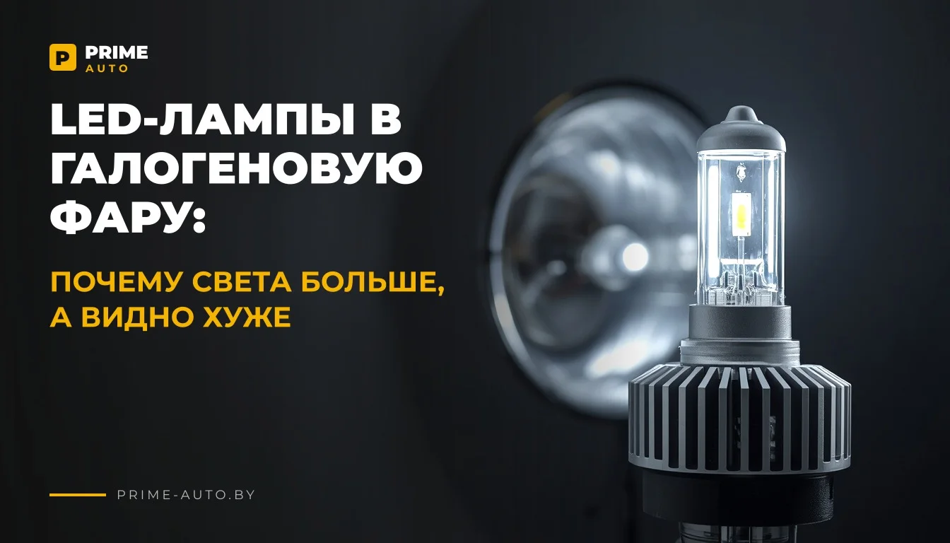 LED-лампы в галогеновую фару: почему света больше, а видно хуже