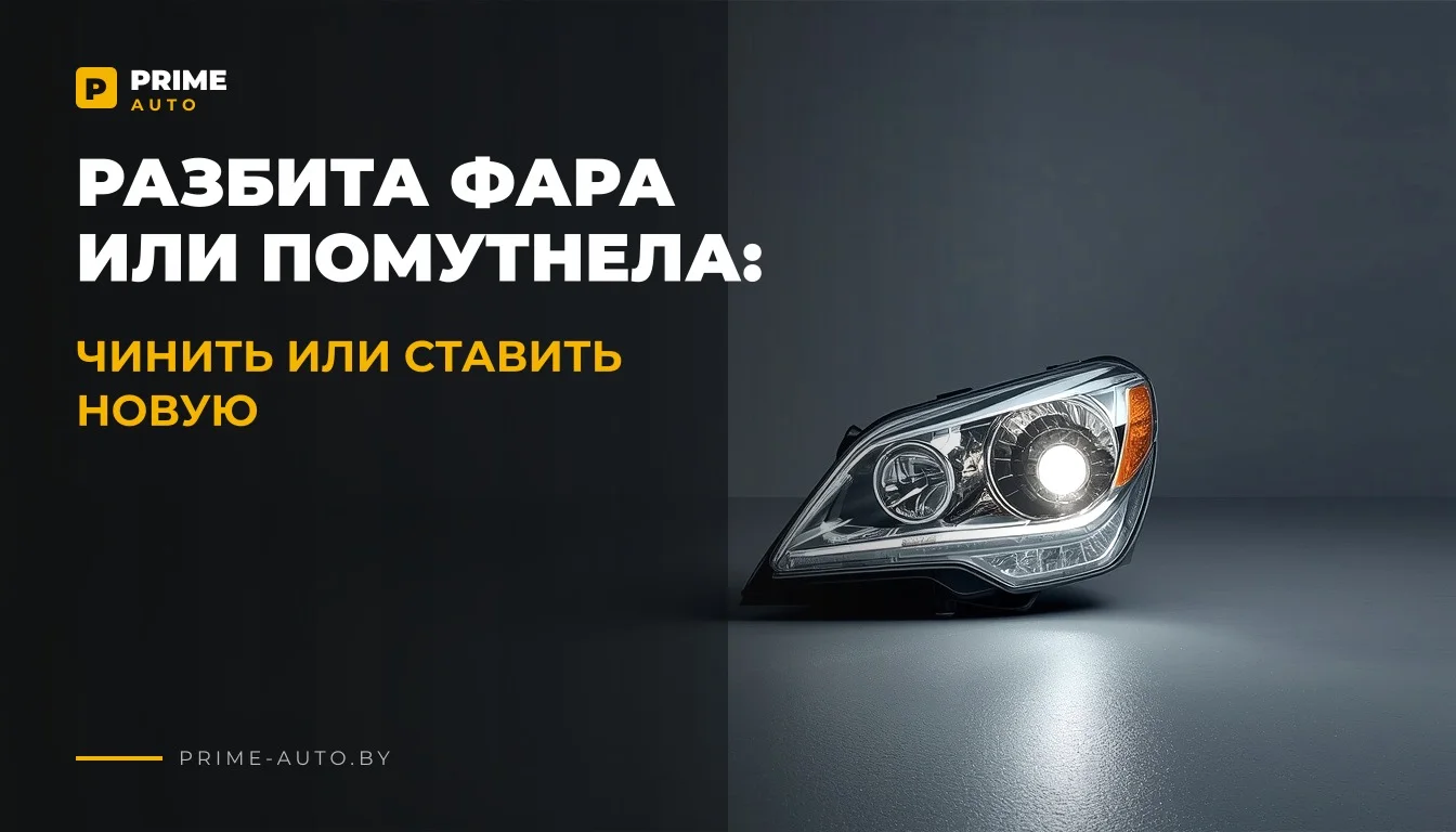 Разбита фара или помутнела: чинить или ставить новую